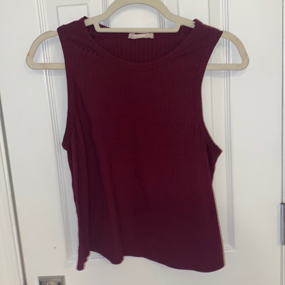 Maroon Tank Top